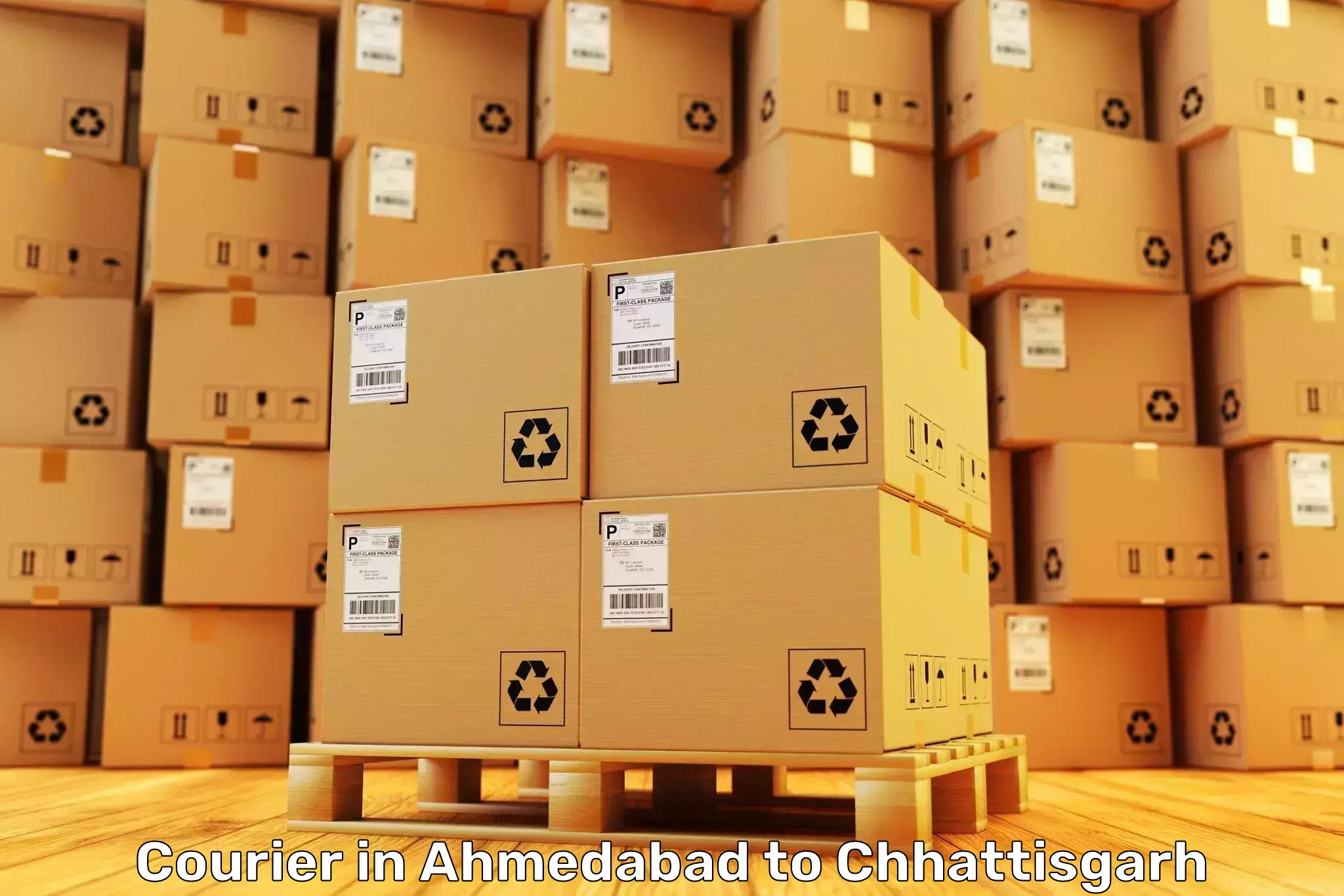 Discover Ahmedabad to Chhattisgarh Courier