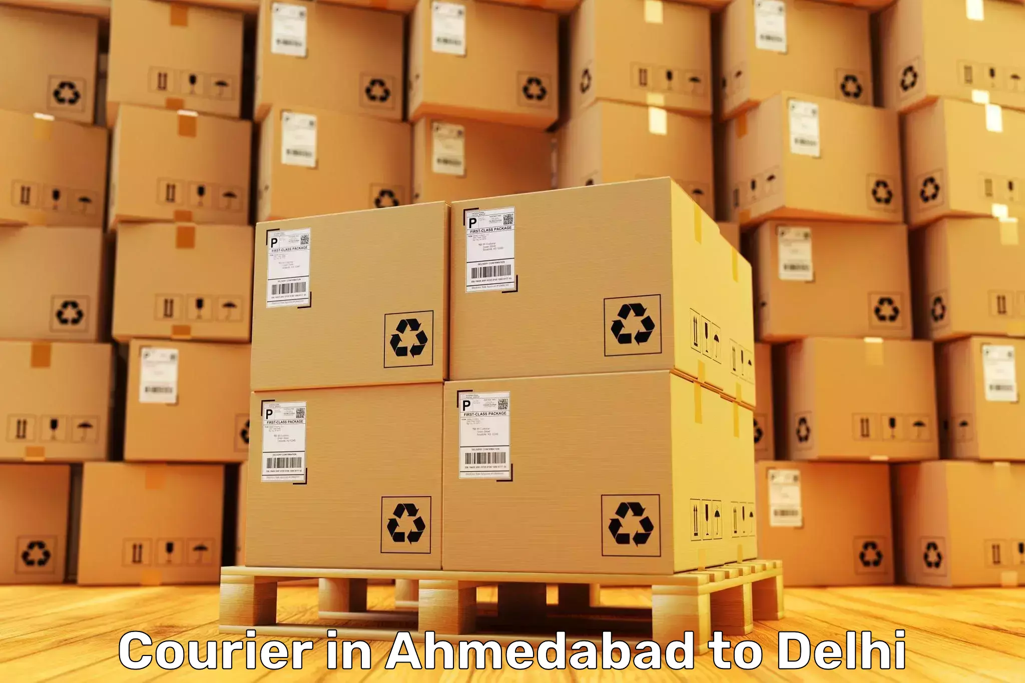 Book Ahmedabad to Seelam Pur Courier