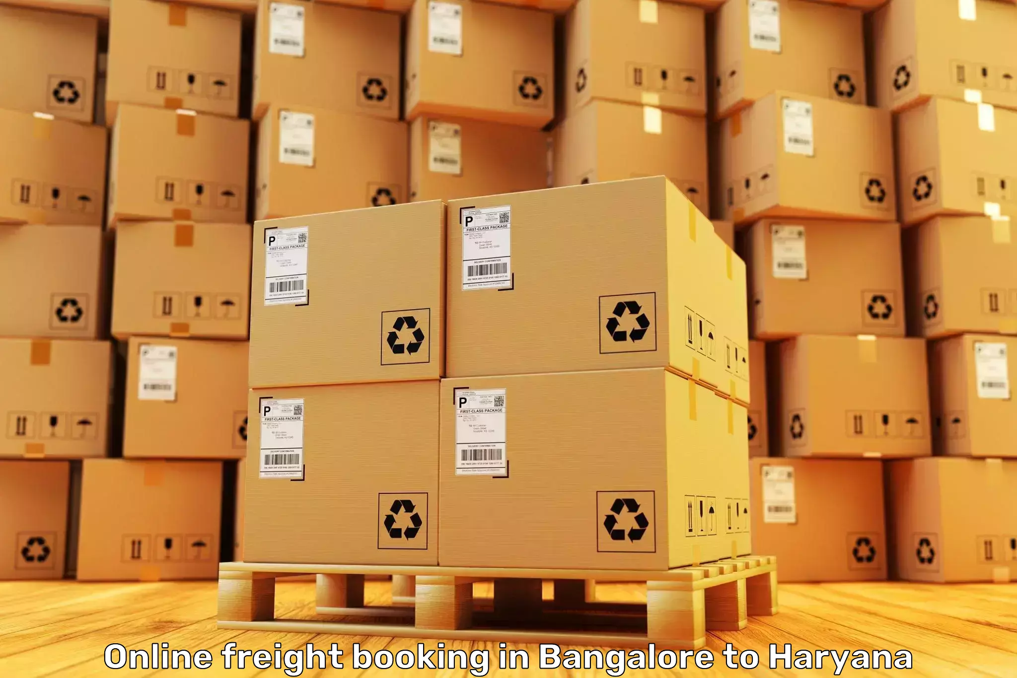 Discover Bangalore to Nilokheri Online Freight Booking