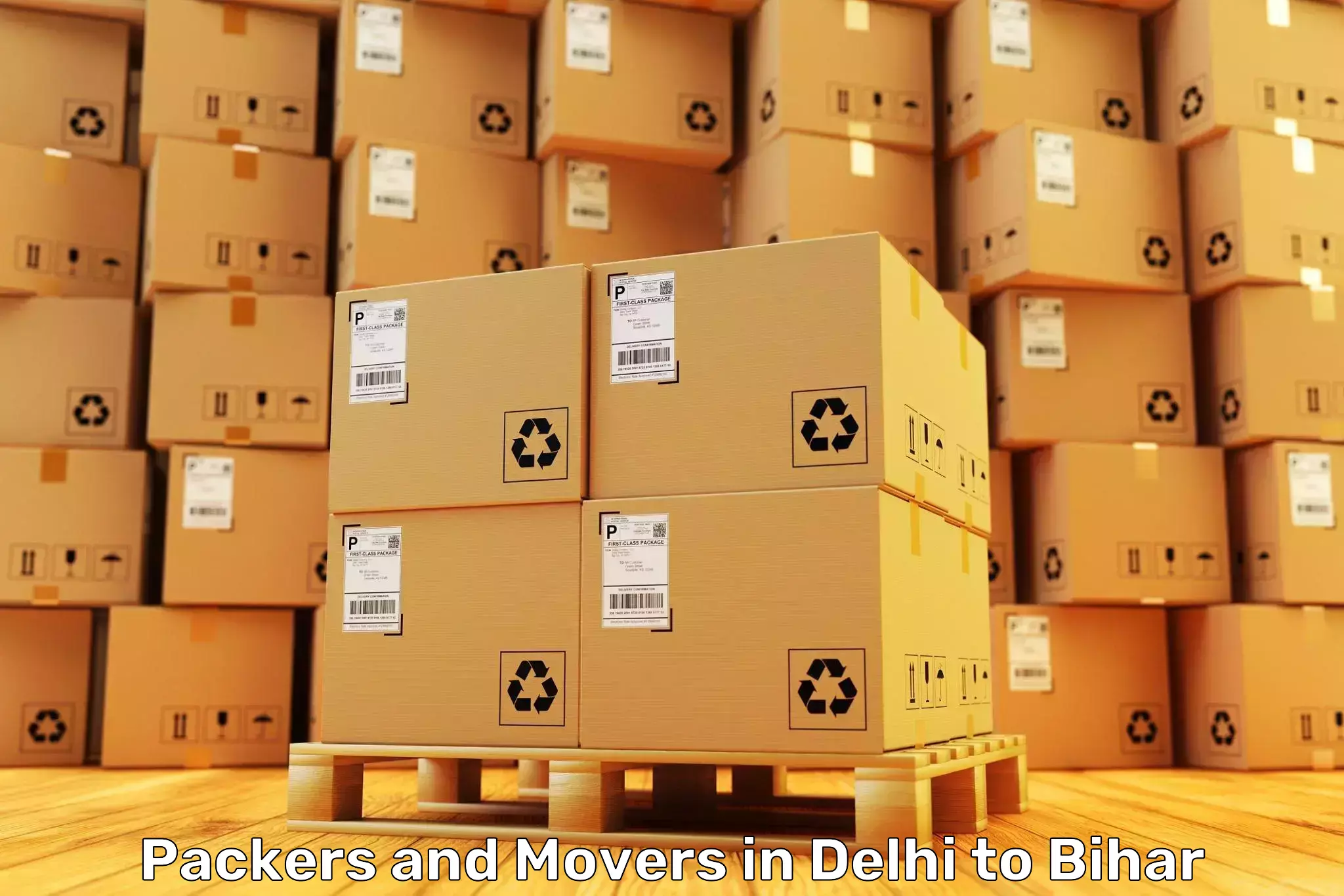 Delhi to Mairwa Packers And Movers Booking