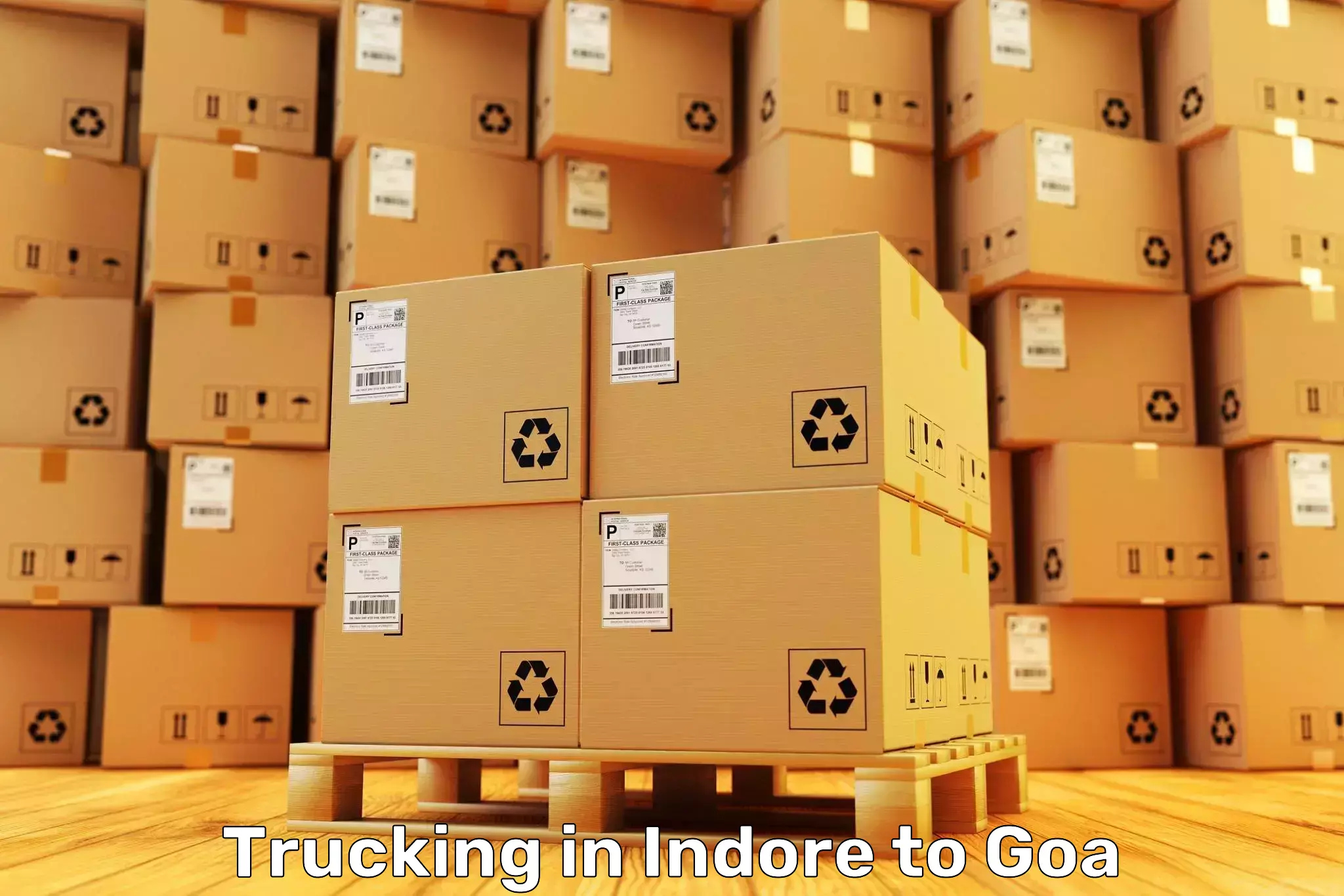 Book Indore to Bandoda Trucking Online