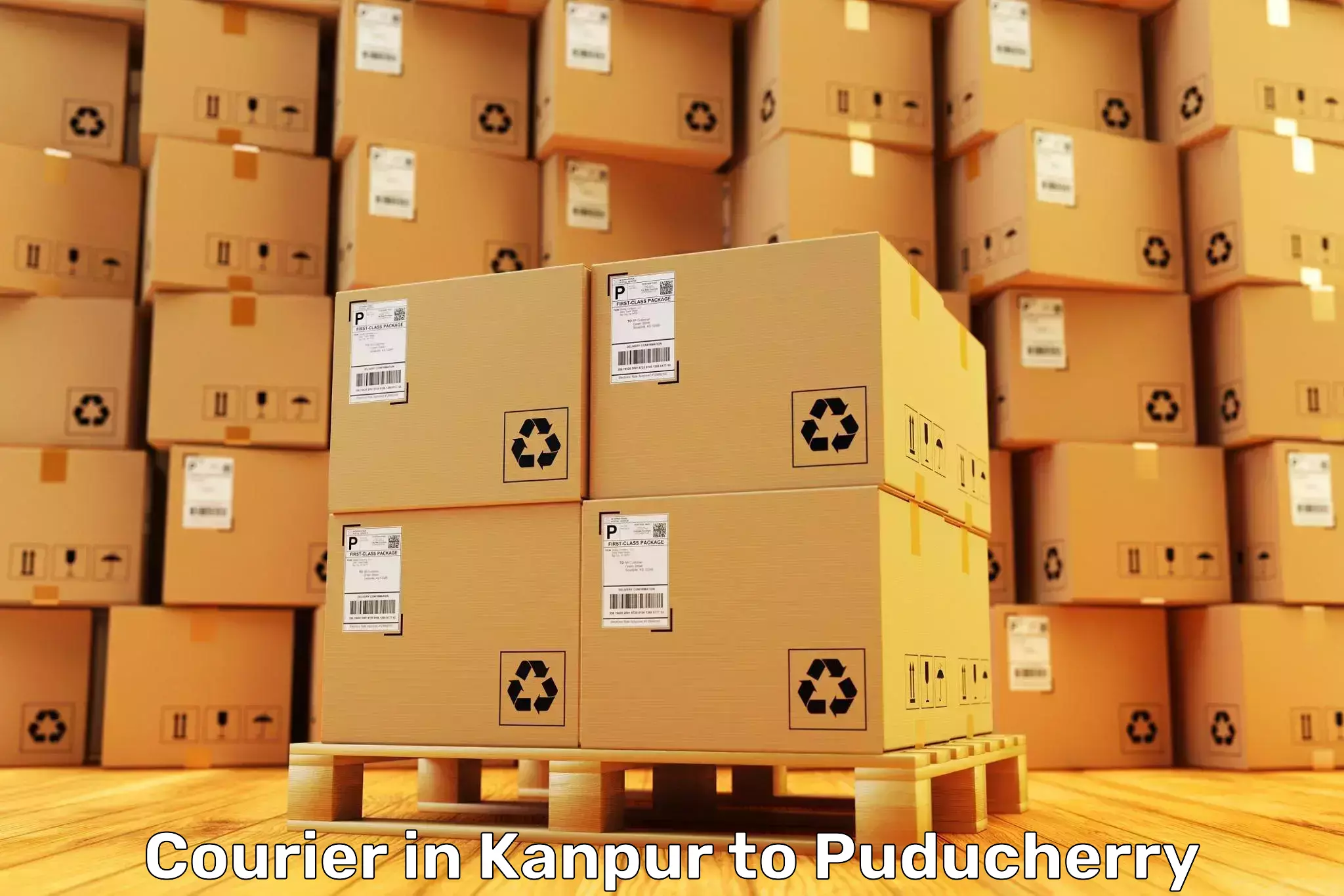 Book Kanpur to Puducherry Courier