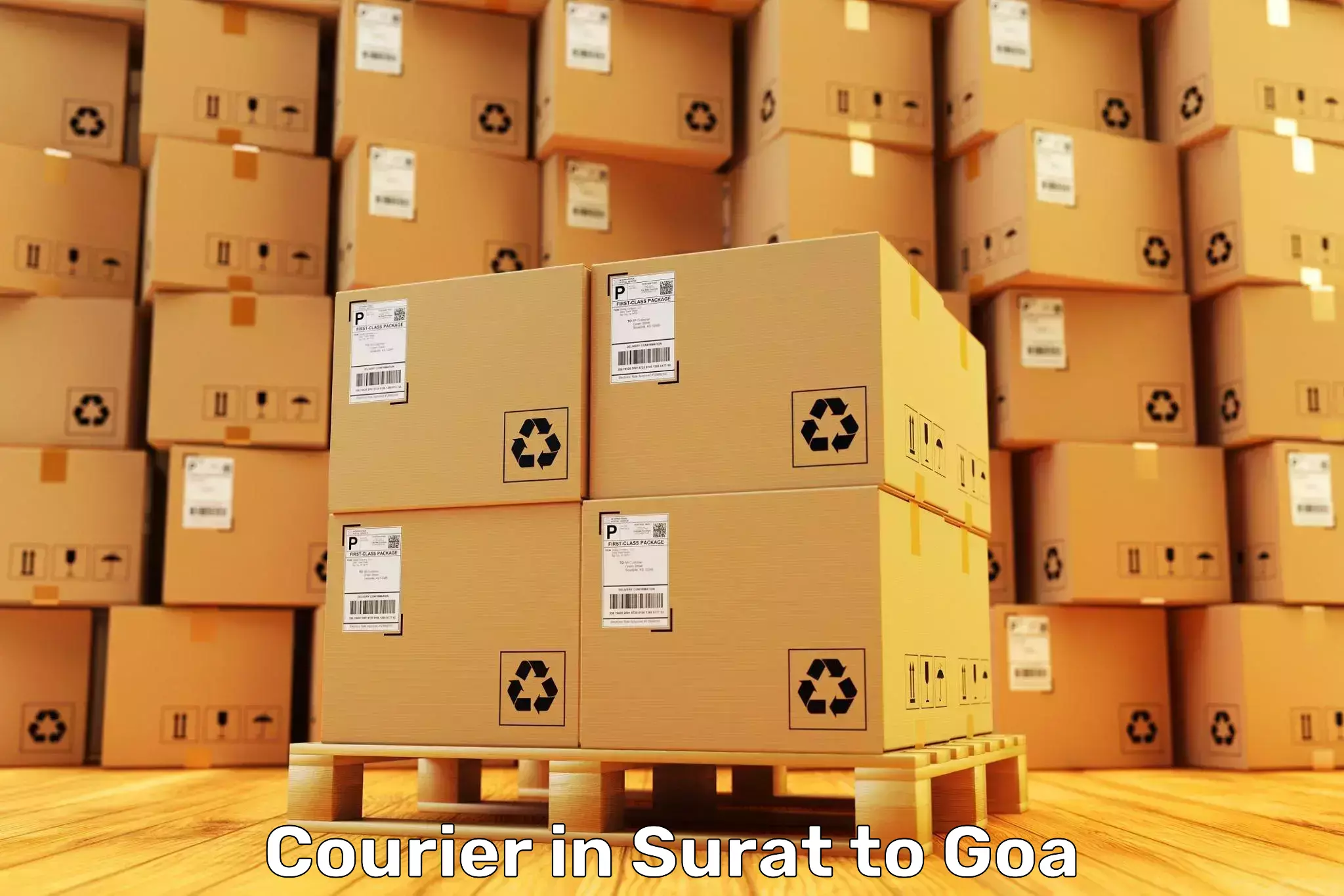 Book Your Surat to Aldona Courier Today